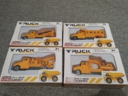 Die-cast truck modele metalowe wywrotka betoniarka koparka ciężarówka nowe 