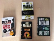 Andy McNab – ZESTAW 4x KSIĄŻKI – AUTOGRAFY