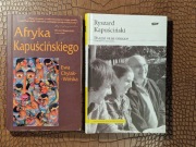 zestaw 2 książek Kapuściński Dałem głos ubogim Afryka Kapuścińskiego