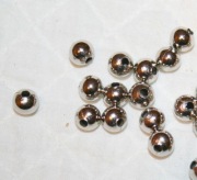 Metalowe Koraliki kolor stali 8 mm  20 szt