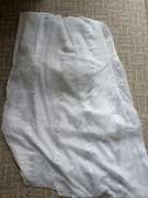 Firanka we srebrne pasy 