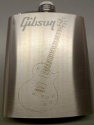 Gibson Les Paul pierśiówka ze stali nierdzewnej grawer,twoje logo/napis 