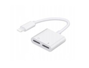 NOWY ADAPTER PRZEJŚCIÓWKA IPHONE DUAL LIGHTNING