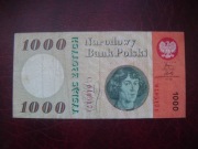 POLSKA BANKNOT PRL 1000 zł 1965 rok seria C