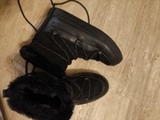 Śniegowce outdoor buty damskie 40 czarne zimowe botki