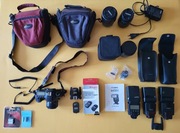 CANON EOS 5D 4 obiektywy CANON TAMRON, studio FALCON, 2 lampy 