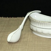 Łyżka do sosu 21 cm Chodzież Iwona Złota linia - prawdziwa rzadkość 