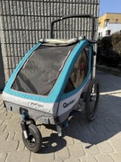 Przyczepka rowerowa dla dzieci Querido Sportex 2 używany dobry stan