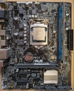 Płyta asus h110 +i3 7100 4gb ram