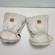 RĘKAWICE MUFKI DO WÓZKA CIEPŁE I MIŁE BEŻOWE