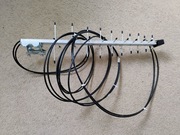 Antena ATK-LOG LTE przewód 2 x 5m wtyk SMA MIMO 800-2170 MHz Dipol