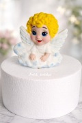 Figurka aniołka z masy cukrowej