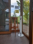 Nożny dozownik stacja do płynu dezynfekcyjnego