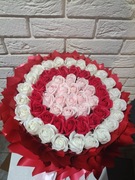 Ekskluzywny bukiet z róż mydlanych 