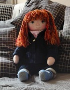 Zuzia, lalka ręcznie malowana, 62 cm