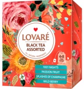 Zestaw Czarnych Herbat LOVARE  TEA ASSORTED 4 smaki 32 koperty* 5szt
