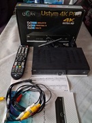 Tuner satelitarny i tv naziemnej Ustym 4k pro.
