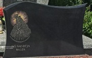 Tablica Nagrobkowa Czarny Marmur