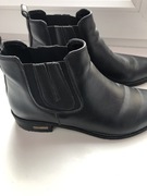 Botki sztyblety skórzane