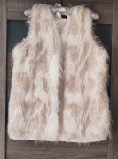 Kamizelka futrzana dzianinowa podszewka F&F r. M