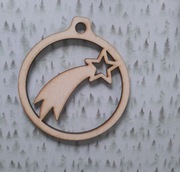 bombka sklejka 10 cm decoupage scrapbooking mod14