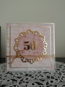 Kartka na 50 urodziny, 50 lat