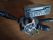 Peugeot 206 przełącznik zespolony COM2000 + manetka radia + radio fabryczne