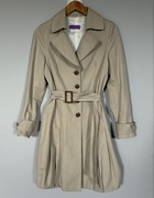 Beżowy trencz Huna – rozmiar 40 polska marka