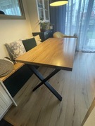 Stół lity dąb grubość blatu 45mm masywny.