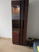 Seria Porti meble szynaka kredens + witryna lite drewno