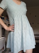 Sukienka Sinsay M baby doll Nowa z metką błękitna lato