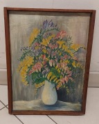 Obraz z kwiatami - wymiary: 42 x 32 cm