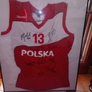 Koszulka Marcina Gortata z siedmoma autografami 