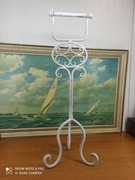Stylowy stojak na papier toaletowy – metalowy, vintage / shabby chic