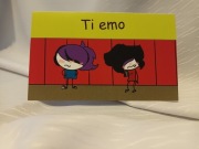 Kartka walentynkowa "Ti emo"
