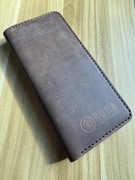 Stylowy portfel Unisex Naturalna skóra Handmade Ukryty zatrzask