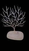 Stojak na biżuterię drzewo, biały, wymiary 25x 22 cm