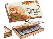 Piękny prezent na dzień BABCI I DZIADKA dla dziadków upominek pudełko eko