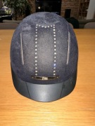 damski toczek do jazdy konnej - HE, rozmiar S + torba + szczotka + kopystka