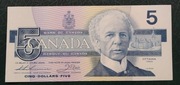 KANADA 5 dollars 1986 aUNC