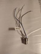 Złącze panelowe M12, żeńskie, 5-polowe, przewód 15 cm 