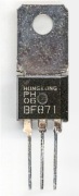 Tranzystor BF871 TO202 NPN 300V 0,1A 1,8W 60MHz