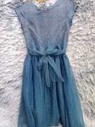 Lincoln &Sharks dziewczęca sukienka z ozdobną górą