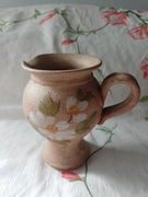 Dzbanek dzbanuszek malowany na kwiaty