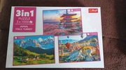  3 x 1000 puzzle japan, italy, turkey trefl
