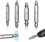 4 x zestaw wykrętaków do wkrętów po lewej stronie, profesjonalny