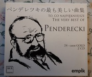 KRZYSZTOF PENDERECKI The Very best Of Penderecki 2 CD Gold