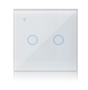 Ketotek Wifi Przełącznik dotykowy Smart 2 pola Alexa Tuya Smart Life