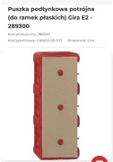 Puszka podtynkowa potrójna (do ramek płaskich) Gira E2 - 289300