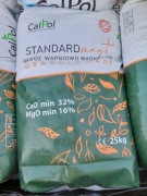 Wapno granulowane magnezowe 25kg na mech, 